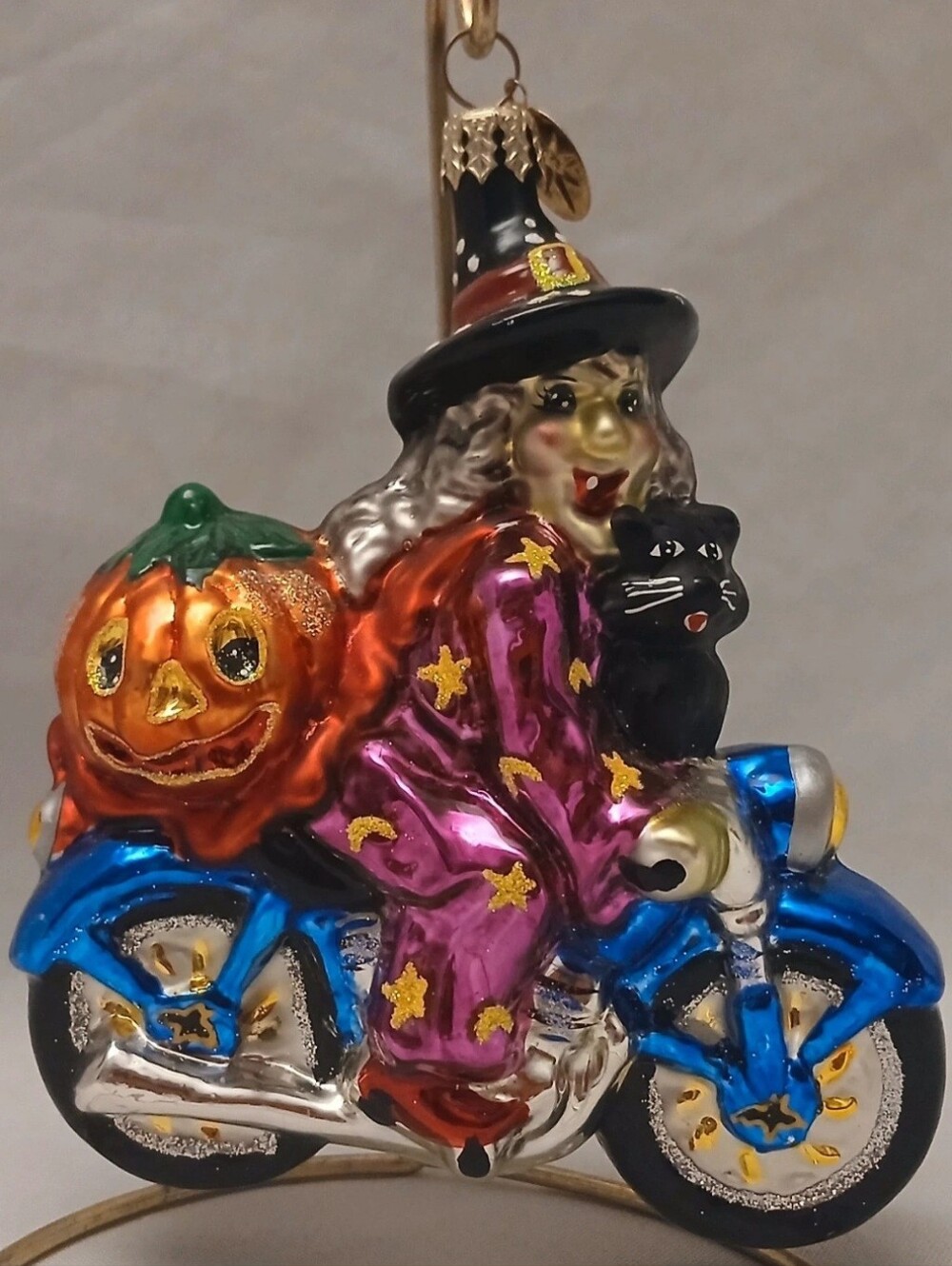 Christopher Radko Witch Glass Ornament